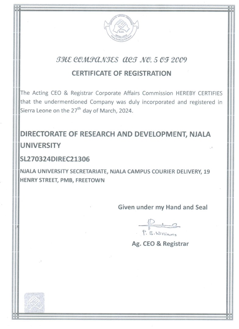 Condultsncy Certificate